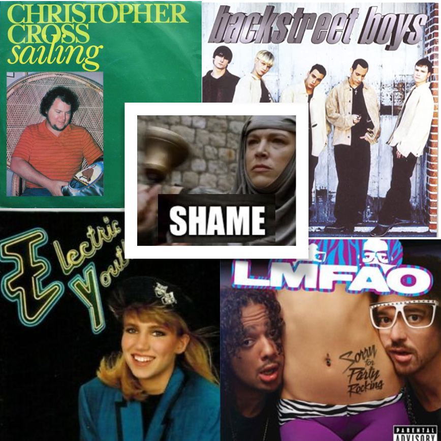 Shame! Songs We Are Embarrassed To Love
