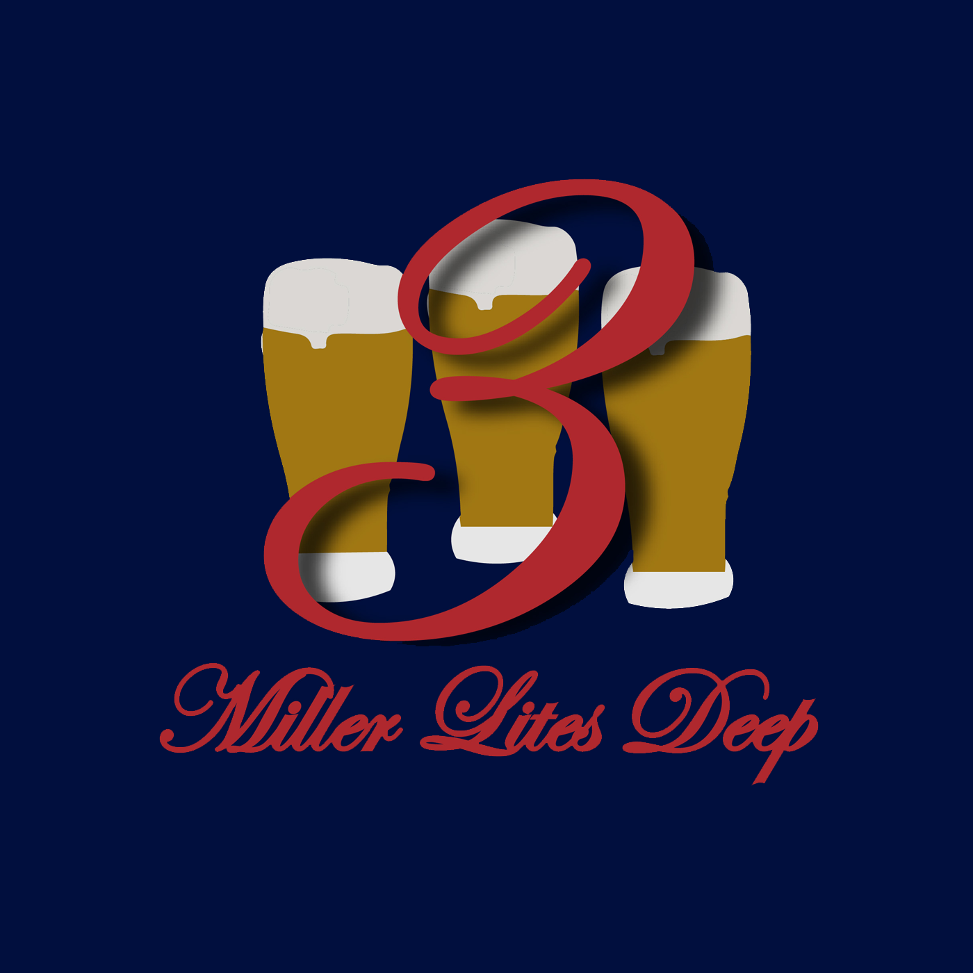3 Miller Lites Deep