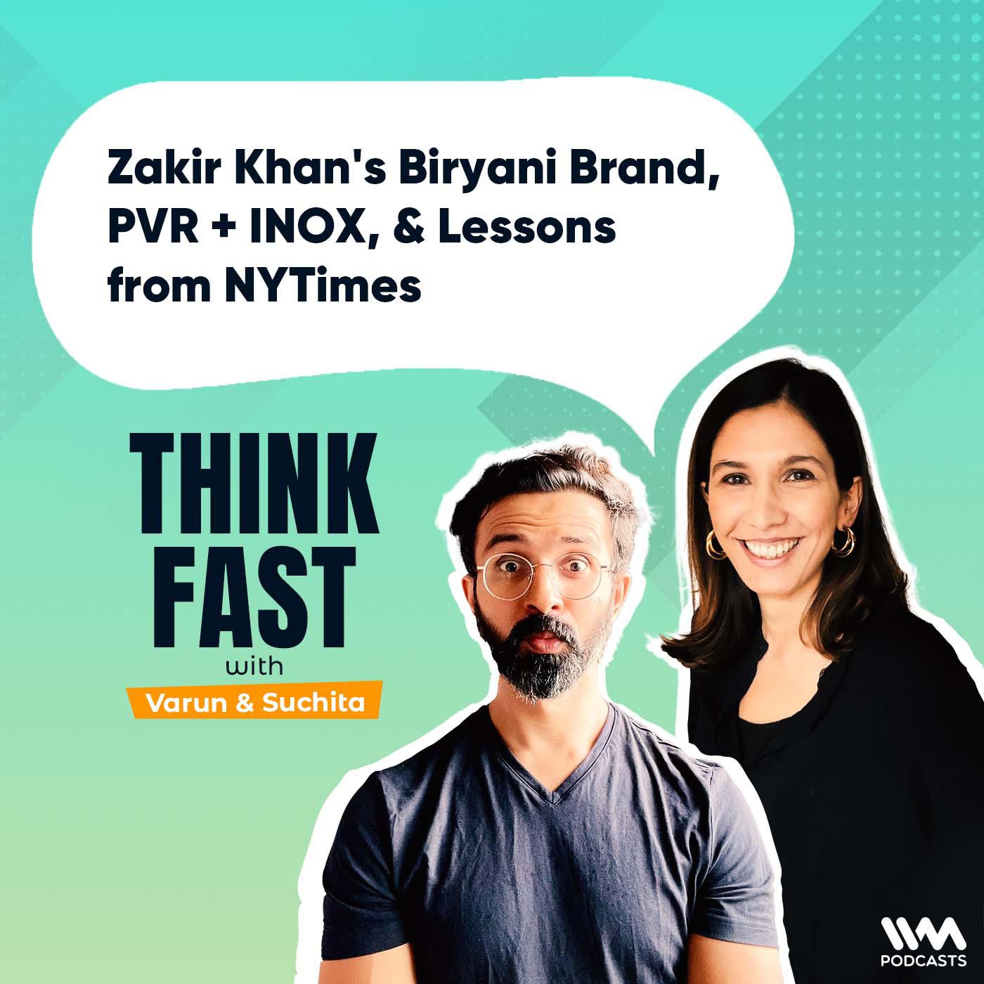 Zakir Khan's Biryani Brand, PVR + INOX, & Lessons from NYTimes