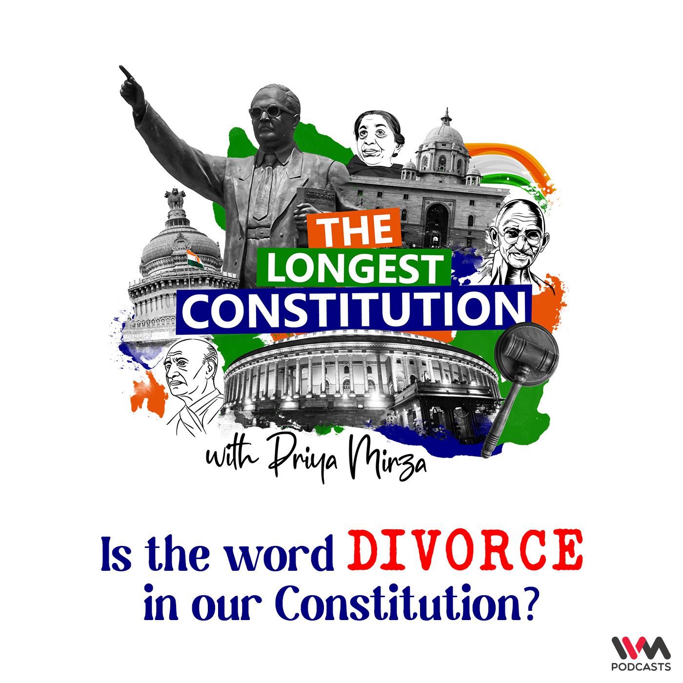 Is the word divorce in our Constitution?